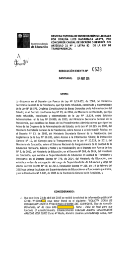 enlace - Superintendencia de Educación