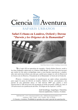 Safari Urbano en Londres, Oxford y Downe