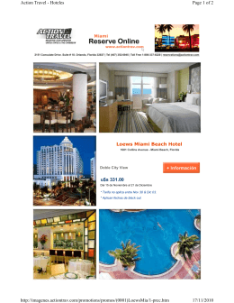 u$s 331.00 Loews Miami Beach Hotel Page 1 of 2