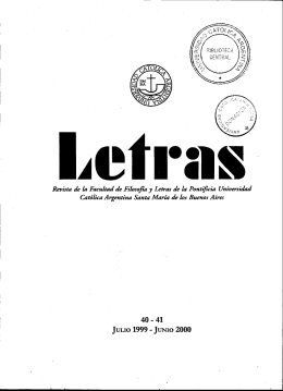 Letras N° 40-41 (número completo) - Biblioteca Digital