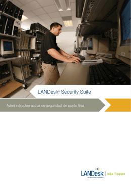 LANDesk® Security Suite