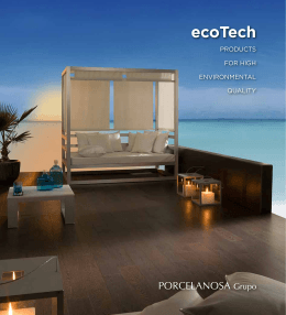 ecoTech - PORCELANOSA Grupo