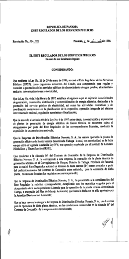 REPÚBLICA DE PANAMA