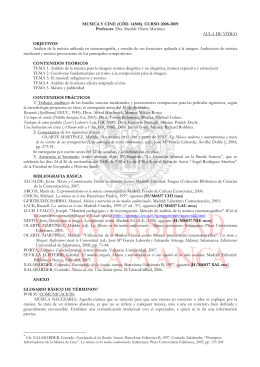 Programa - OCW Usal - Universidad de Salamanca