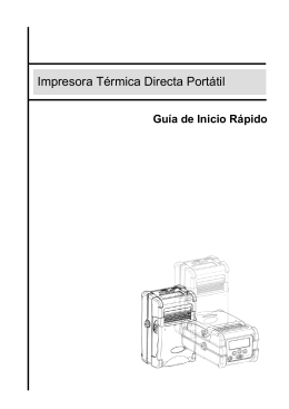 Impresora Térmica Directa Portátil
