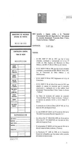 Documento - Dirección General de Obras Públicas, DGOP