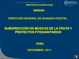 Diapositiva 1 - Ministerio de Agricultura