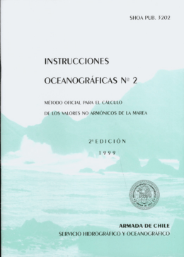 Instrucciones Oceanográficas Nº 2