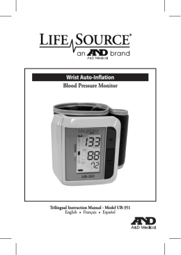 Wrist Auto-Inflation Blood Pressure Monitor