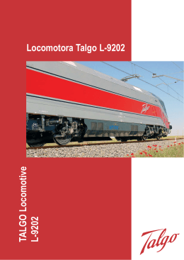 TALGO Locomotive L-9202 Locomotora Talgo L-9202