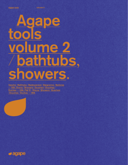 Agape tools volume 2 / bathtubs, showers.