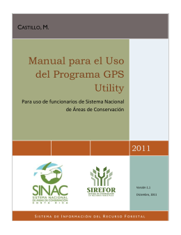 Manual para el Uso del Programa GPS Utility