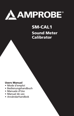 SM-CAL1 manual uso