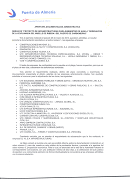 Puerto de Almería - Autoridad Portuaria de Almería