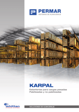 Catálogo para cargas paletizadas - KARPAL