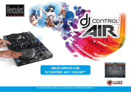 INICIO RÁPIDO CON DJ CONTROL AIR Y DJUCED™