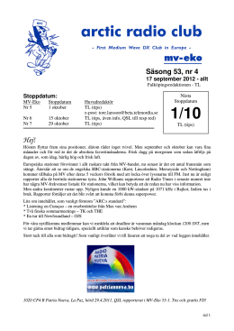 MVE 53-4 - Shortwave Bulletin