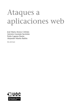 Ataques a aplicaciones web