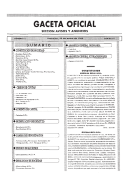 Nº 11 - Gaceta Oficial