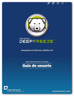 Deep Freeze Server Standard User Guide