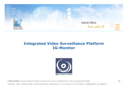 Integrated Video Surveillance Platform IG-Monitor
