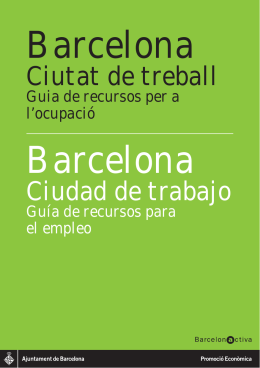 Guia `Barcelona, ciutat de treball`