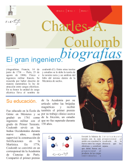 Charles Augustin de Coulomb.