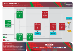 MATCH SCHEDULE