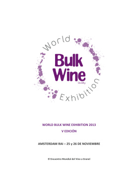WORLD BULK WINE EXHIBITION
