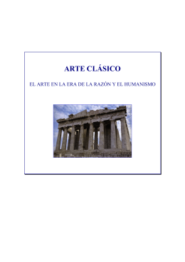 Arte Clásico. Grecia y Roma