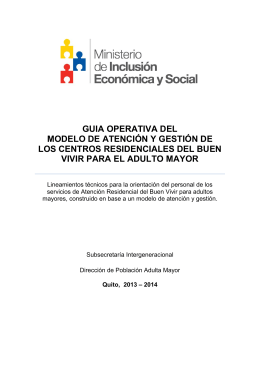 guia-pam-residencial.. - Ministerio de Inclusión Económica y Social