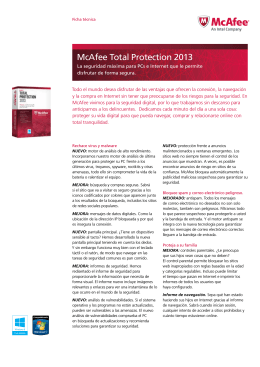McAfee Total Protection 2013