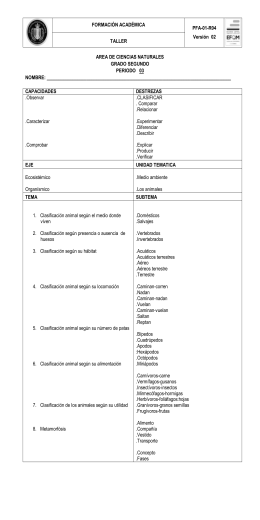 area de ciencias naturales grado segundo periodo 03 nombre