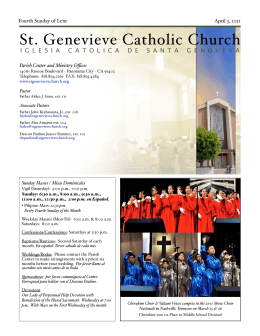 513378 St Genevieve 031311 - St. Genevieve`s Catholic Church
