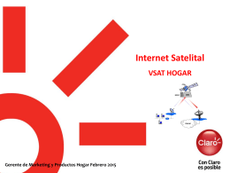 INTERNET SATELITAL_VSAT HOGAR Qué es Internet