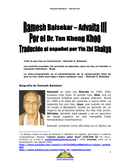 Ramesh Balsekar – Advaita III