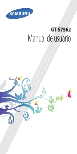 Manual De Usuario Samsung Galaxy S Duos