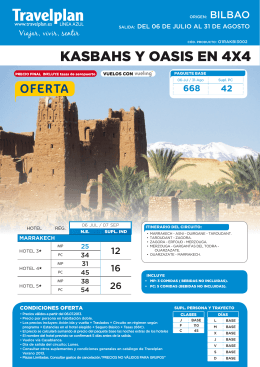 KASBAHS Y OASIS EN 4X4