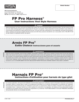 FP Pro Harness® Harnais FP Pro®