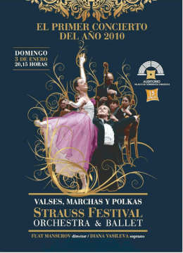 programa valses ñ - Auditorio de Zaragoza