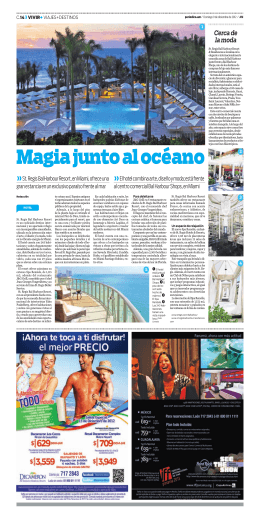 Magia junto al océano, periodico.am, December 9, 2012