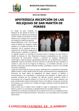 Notas de Prensa Septiembre 2013