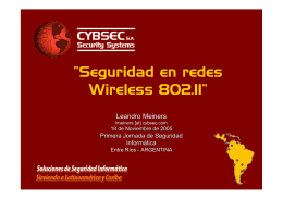 “Seguridad en redes Wireless 802.11”
