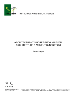 ARQUITECTURA Y SINCRETISMO AMBIENTAL.indd