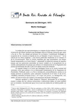 Seminario de Zähringen.1973