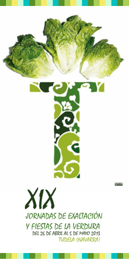 Programa Verduras Tudela 2013