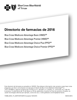 Pharmacy Directory (HMO/PPO) - en Español