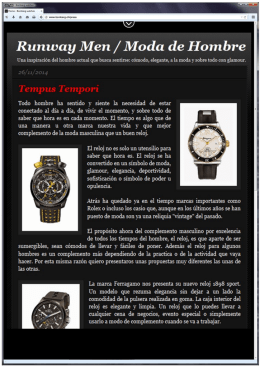 7Runway Men / M oda de Hombre