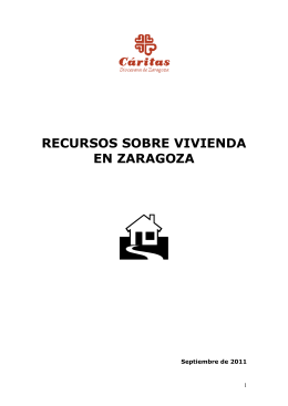 110911 Recursos y ayudas para vivienda en Zaragoza