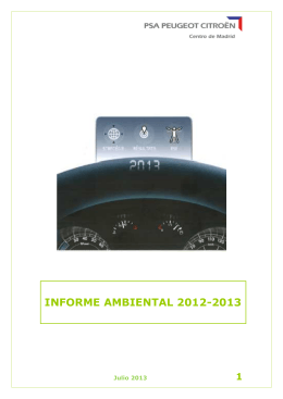 INFORME AMBIENTAL 2012-2013